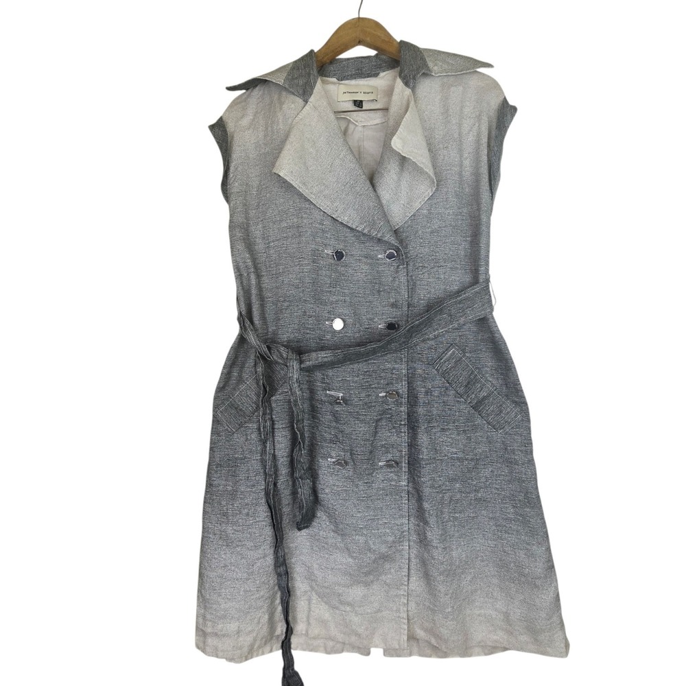 Jim Thompson X Asava Linen Button Midi Classic Dress US Sz 2